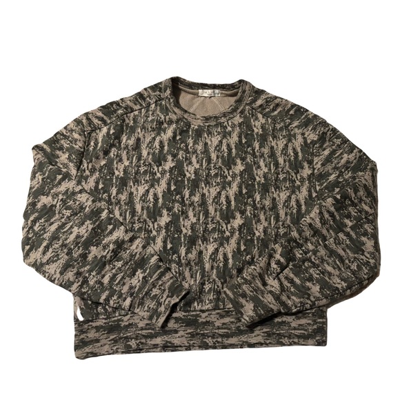Rag & Bone City Sweatshirt in Army Multi | XS - Picture 2 of 6